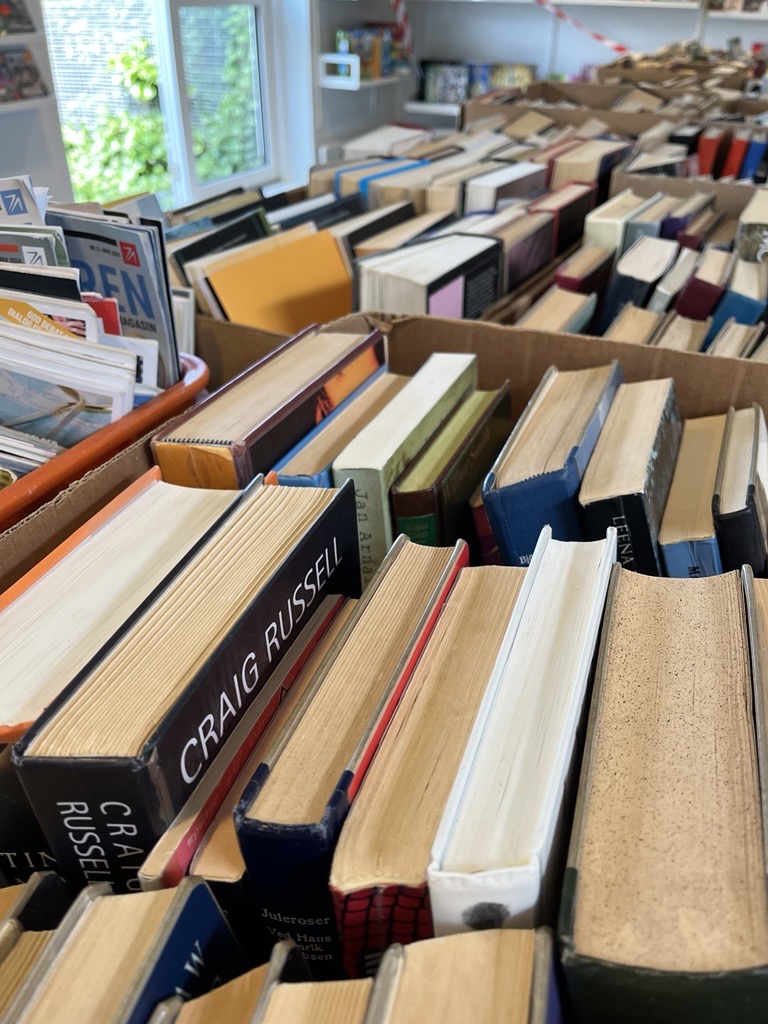 Bogsalg på Nykøbing Bibliotek